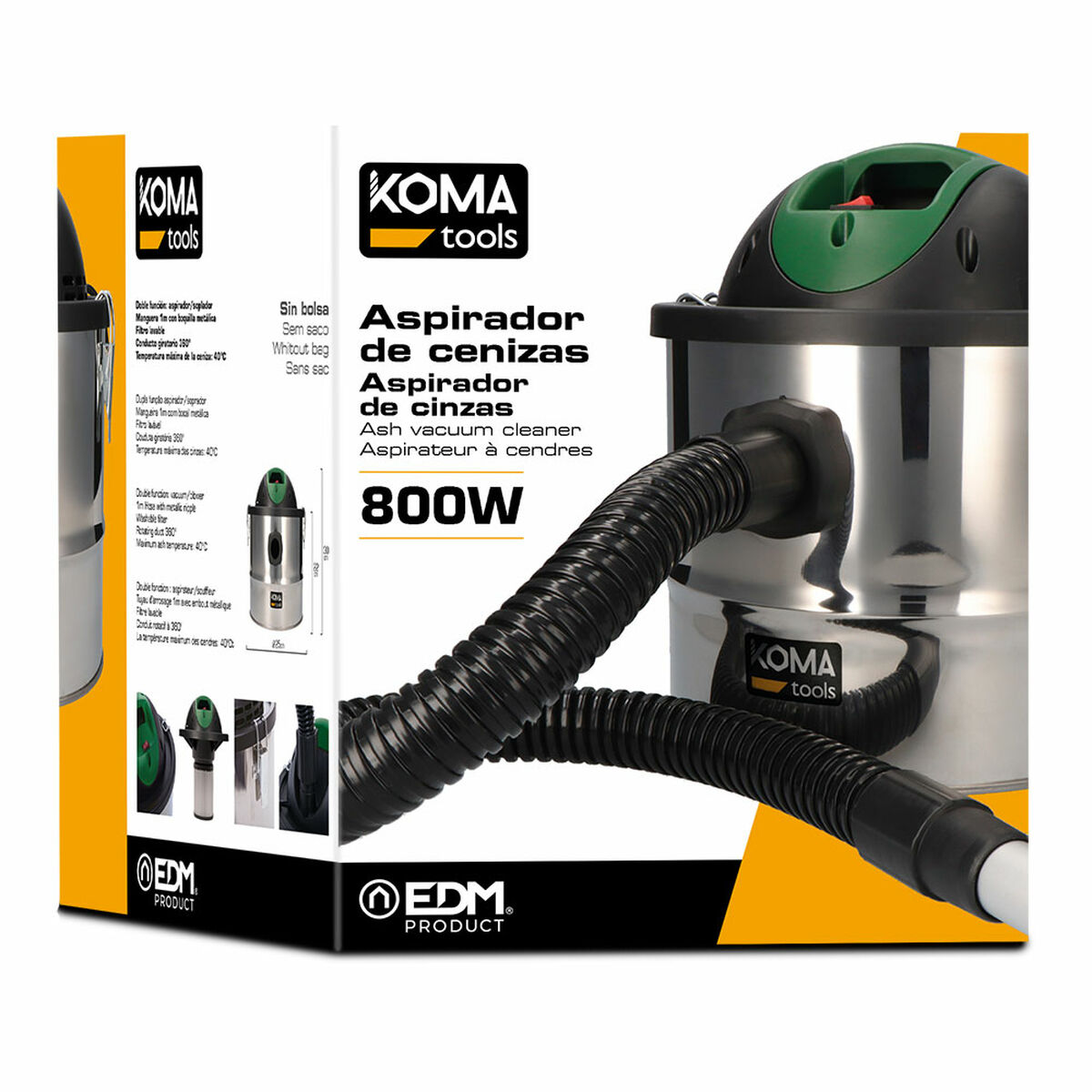 Aspirateur à main Koma Tools 800 W
